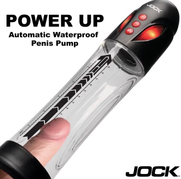 Jock Advanced Power Up Automat Waterproof Penis Pump