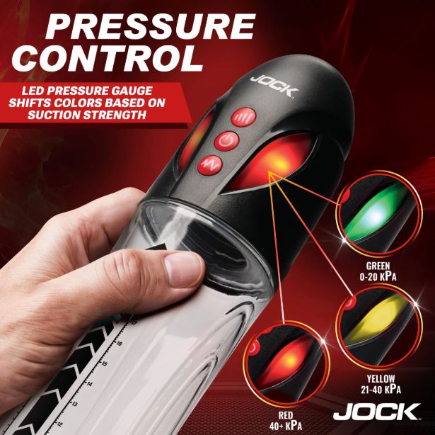 Jock Advanced Power Up Automat Waterproof Penis Pump