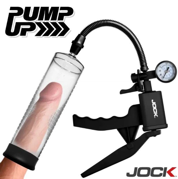 Jock Advanced Pump Up Penis Pump W/gauge &trigger Handle