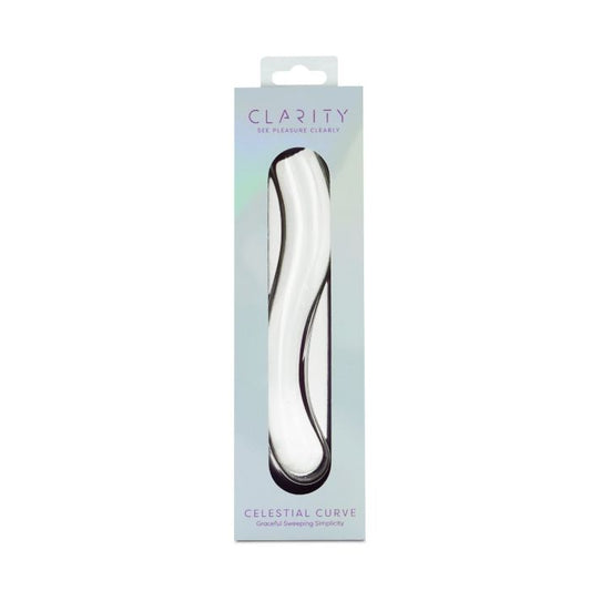 Clarity Glass Dildo Celestial Curve