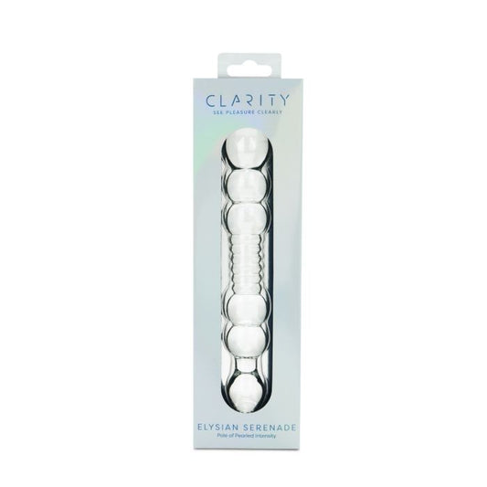 Clarity Glass Dildo Elysian Serenade