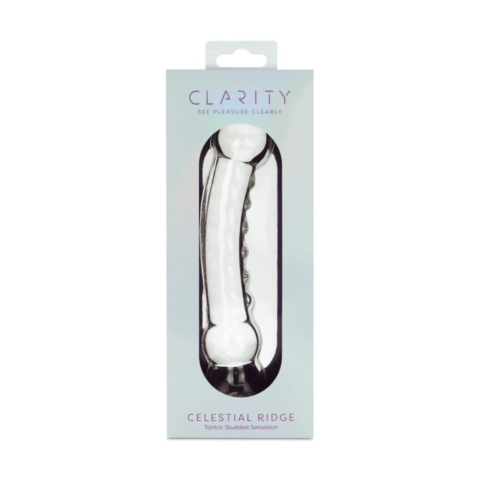 Clarity Glass Dildo Celestial Ridge