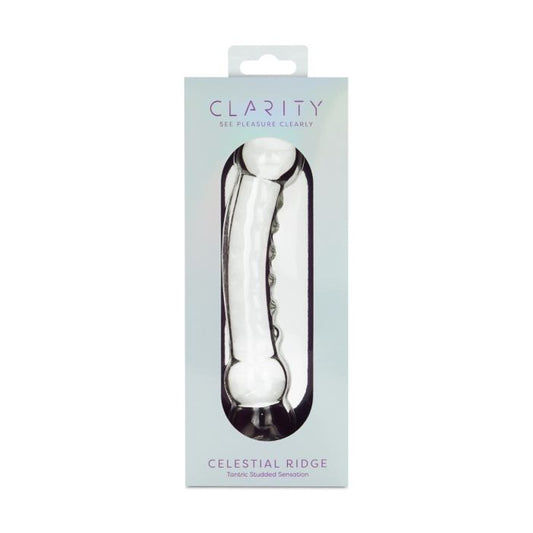 Clarity Glass Dildo Celestial Ridge