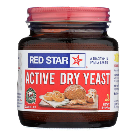 Red Star Nutritional Yeast Yeast - Active - Dry - Case Of 12 - 4 Oz