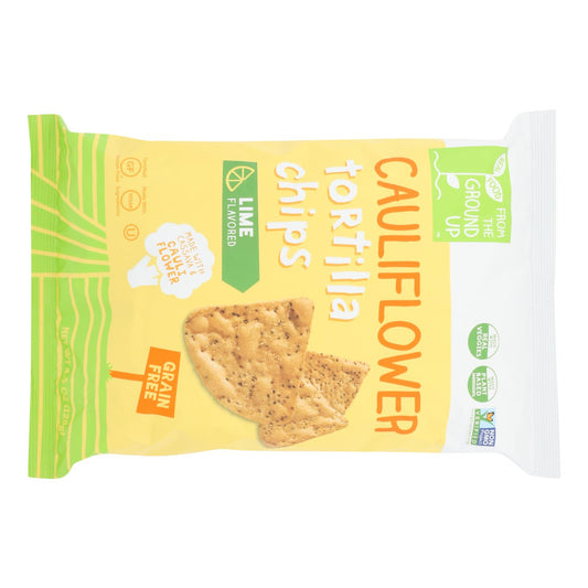 From The Ground Up - Tort Chips Clflwr Lime - Case Of 12 - 4.5 Oz