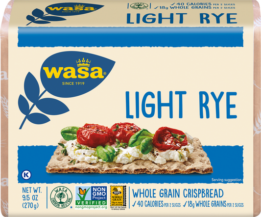 Wasa Light Rye Crispbread (12x8.8 Oz)