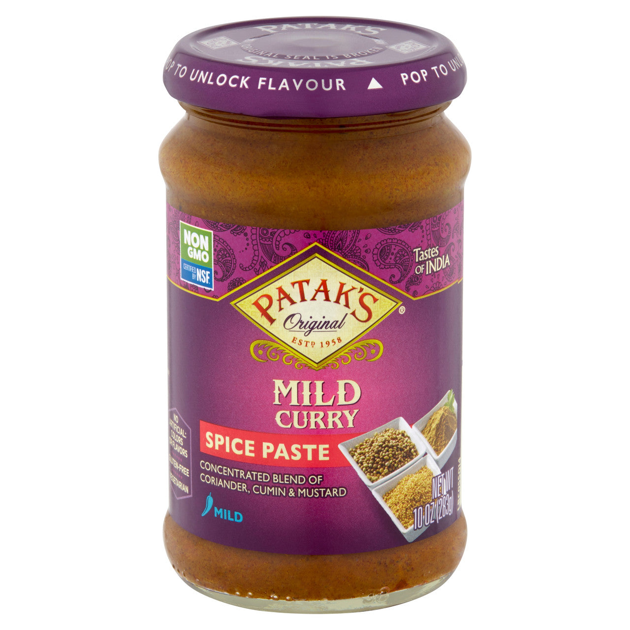 Patak's Mild Curry Paste (6x10Oz)