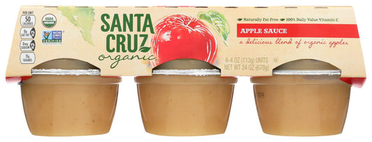 Santa Cruz Applesauce (12x6x4 Oz)