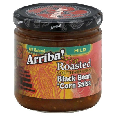Arriba! Fire Roasted Southwestern Black Bean & Corn Salsa (6x16Oz)