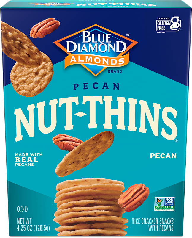 Blue Diamond Pecan Nut Thin Crackers (12x4.25 Oz)