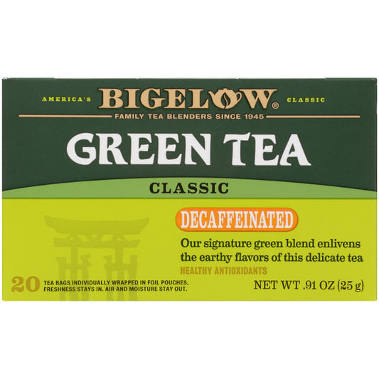 Bigelow Decaffeinated Green Tea (6x20 Bag)