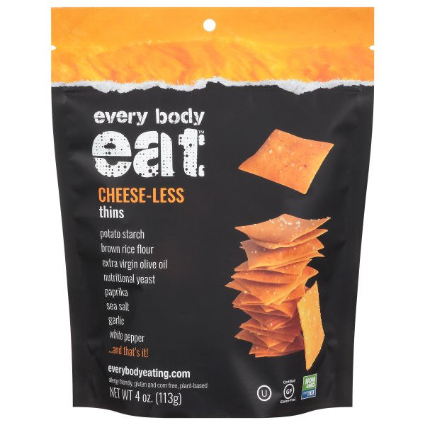 EBE CHS LESS SNK THINS ( 6 X 4 OZ   )