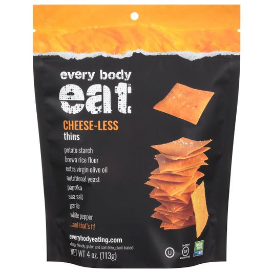 EBE CHS LESS SNK THINS ( 6 X 4 OZ   )