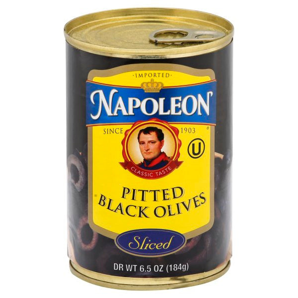 Napoleon Co. Sliced Black Olives (12x6.5OZ )