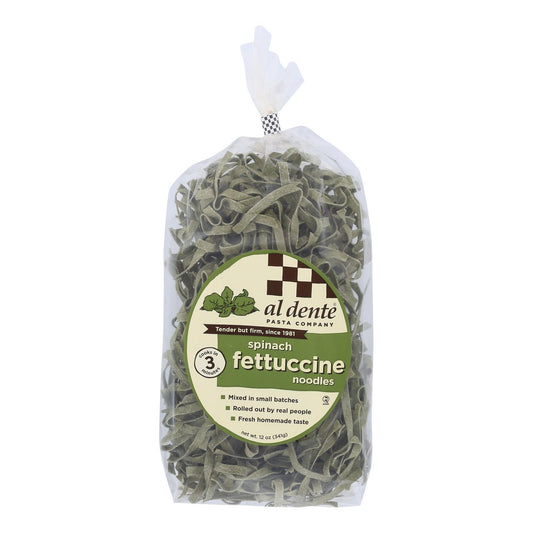 Al Dente Spinach Fettuccine (6x12 Oz)