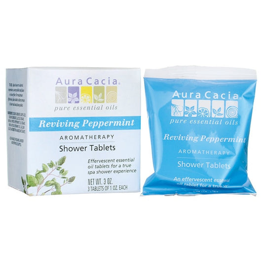 Aura Cacia Peppermint Shower Tabs (1x.3 Oz)