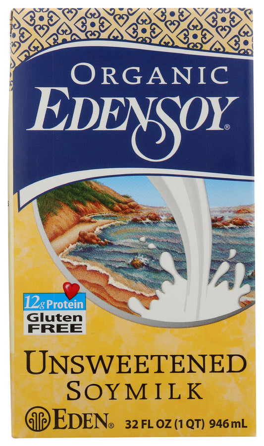 Eden Foods Unsweetened Edensoy (12x32 Oz)