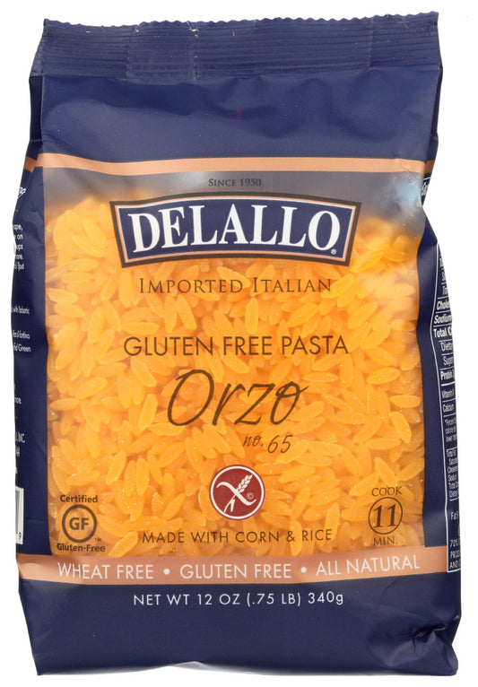 De Lallo Corn Rice Orzo #65 (12x12OZ )