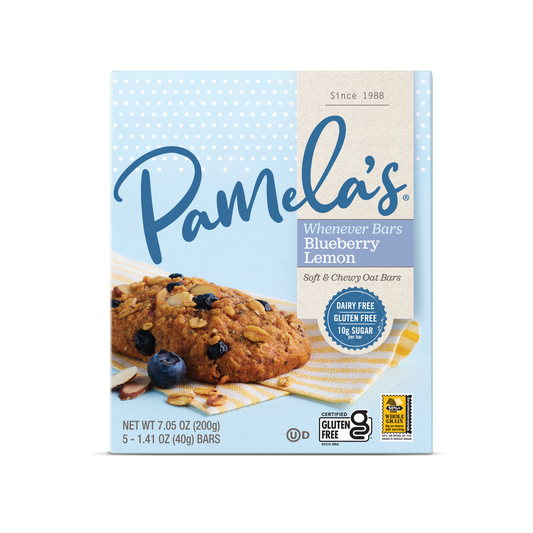 Pamela's Oat Blueberry Lemon Bars (6x5 CT)