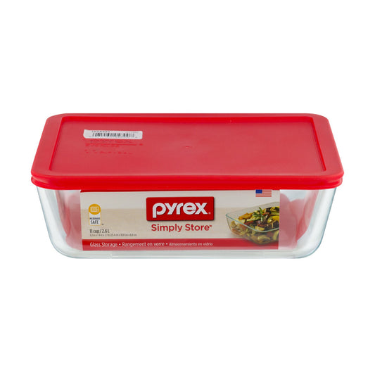 PYREX 11CUP RECT STRG PL (2x1.00)