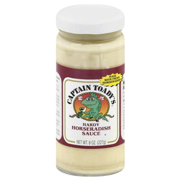 Captain Toady's Hardy Horseradish Sauce (12x8 Oz)