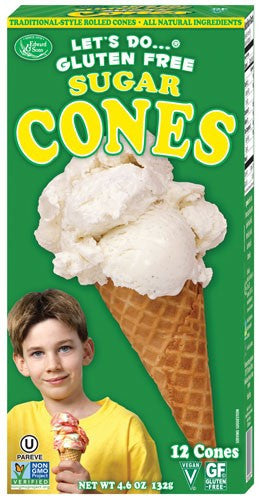 Edward & Sons Sugar Cones GF (12x4.6OZ )