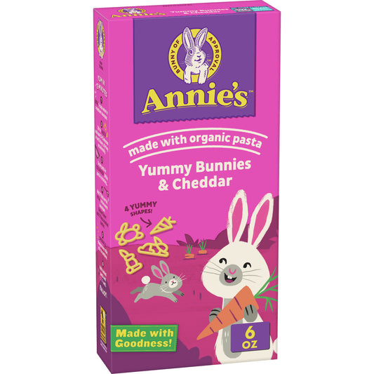 Annie's Homegrown Bunny Shape & Yummy Cheese (12x6 Oz)