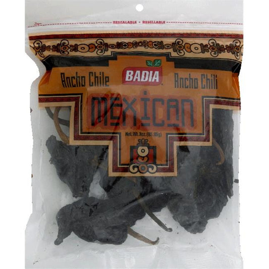 Badia Mexican Ancho Chili  (12x3 OZ)