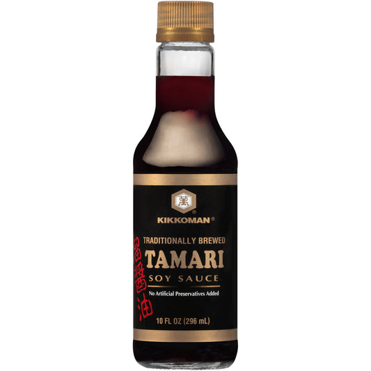 Kikkoman Naturally Brewed Tamari Soy Sauce (6x10Oz)