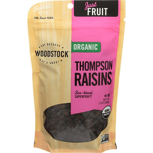 Woodstock Organic Thompson Raisins (8x13 Oz)