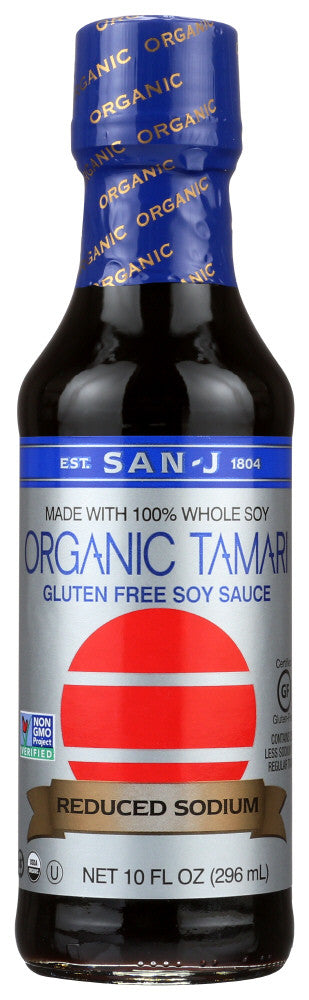 San-J Org Tamari Platinum Wheat Free Red Salt (6x10 Oz)