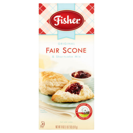 Fisher Fair Scone & Shortcake MixOriginal (12x18Oz)