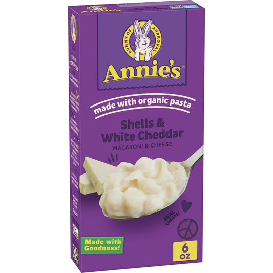 Annie's Shells and White Cheddar (12x6 Oz)