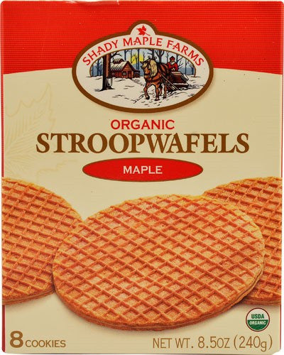 Shady Maple Farms Organic Maple Waffle Cookie (8x8.5 Oz)