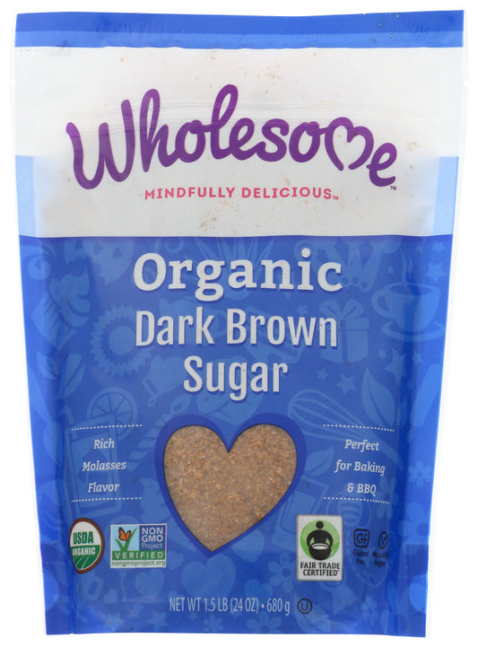 Wholesome Sweeteners Dark Brown Sugar (6x24 Oz)