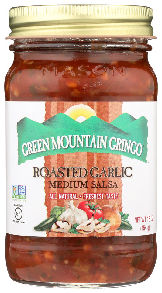 Green Mountain Fire Roasted Garlic Salsa (12x16 Oz)