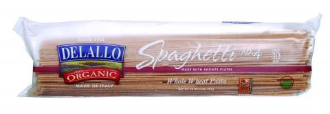 De Lallo Spaghetti Whole Wheat Pasta #4 (16x1 LB)