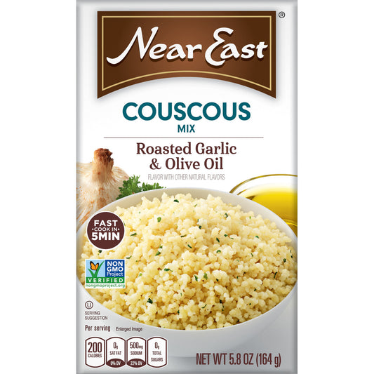 Near East Roasted Garlic & Olive Oil Couscous (12x5.8 Oz)