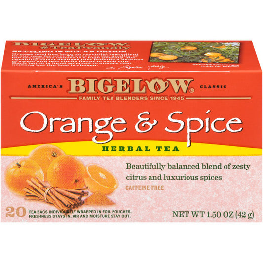 Bigelow Orange & Spice Herb Tea (6x20 Bag)