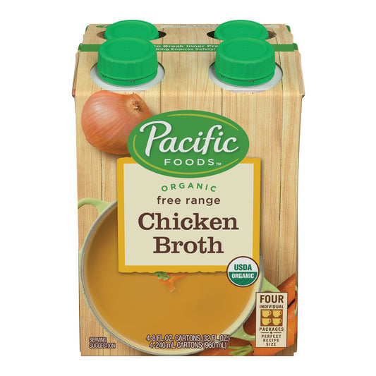 Pacific Natural Chicken Broth (6x4x8 Oz)
