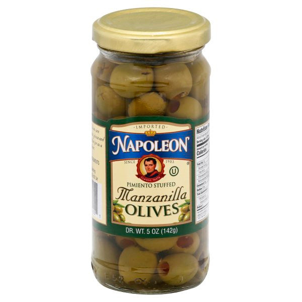 Napoleon Pimento Stuffed Olives (12x5Oz)