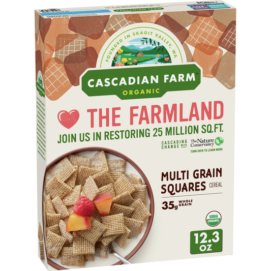 Cascadian Farm Multi Grain Sqrs (10x12.3OZ )