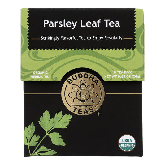 Buddha Teas - Organic Tea - Parsley Leaf - Case Of 6 - 18 Count