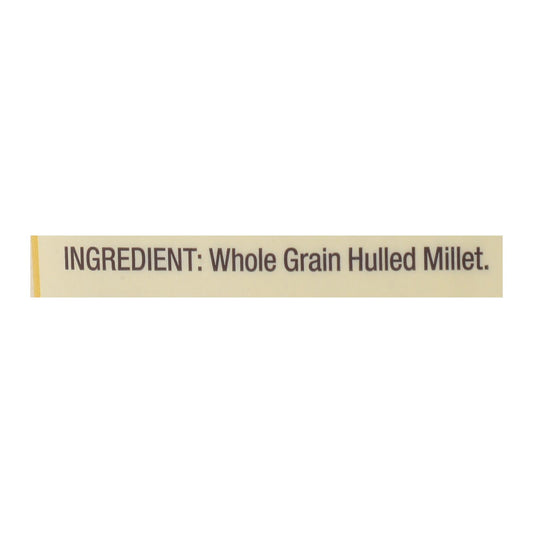 Bob's Red Mill - Millet Flour Gluten Free - Case Of 4 - 20 Oz