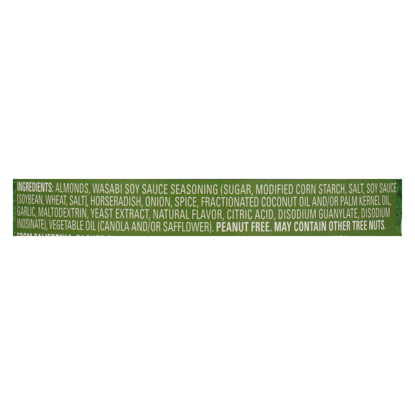 Blue Diamond Bold Wasabi & Soy Almonds  - Case Of 12 - 6 Oz