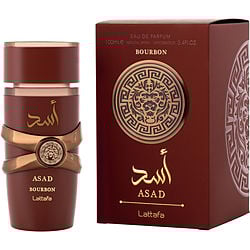 Lattafa Asad Bourbon By Lattafa Eau De Parfum Spray 3.4 Oz