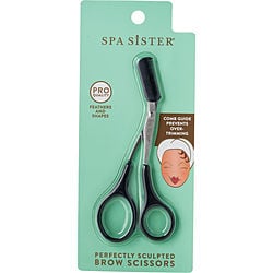 Spa Accessories Spa Sister Brow Grooming Scissors - Black By Spa Accessories