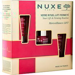Your Lift & Firming Routine: Merveillance Lift Firming Powder Cream 50ml + Merveillance Lift Eye Contour Cream 15ml + Merveillance Lift Concentrated Night Cream 15ml --3pcs